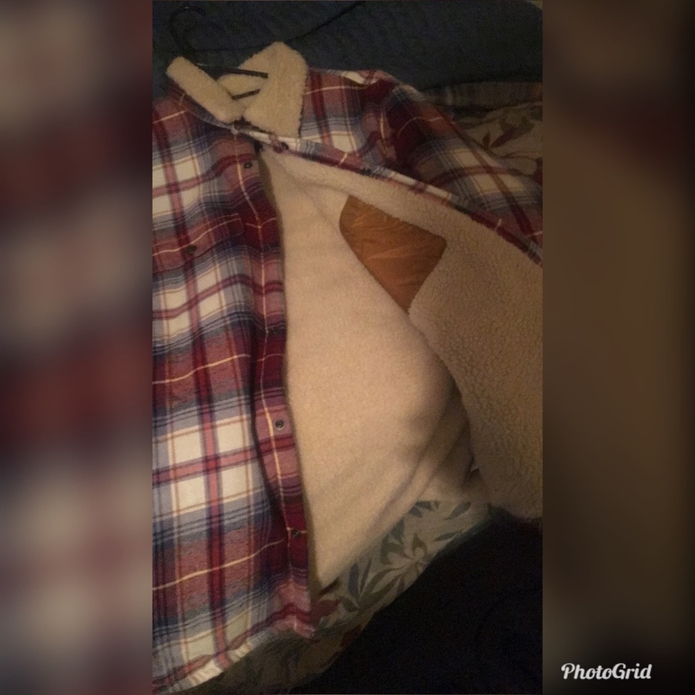 Plaid Fur jacket